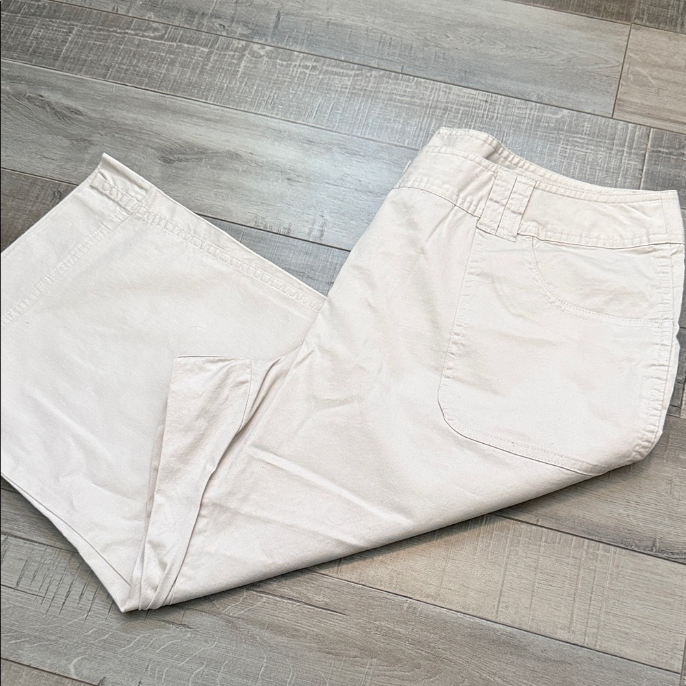 Style & Co. Beige Cotton-Blend Pants